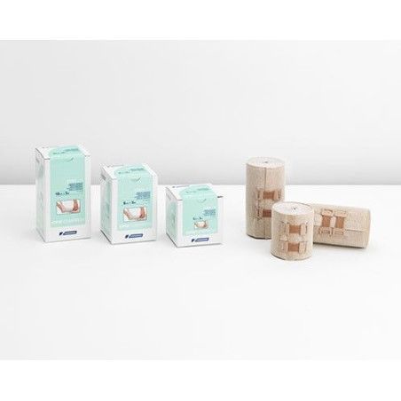 Venda elástica compresiva baja elasticidad