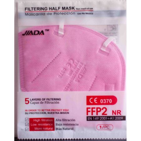MASCARILLA FFP2 NR ROSA