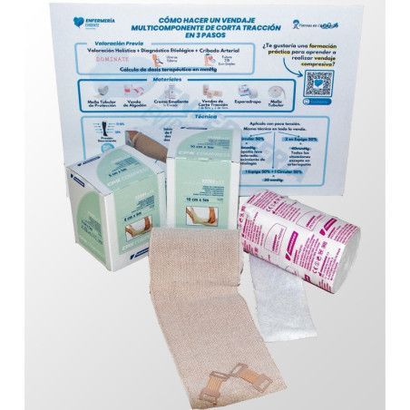 Pack de iniciación vendaje multicomponente corta tracción