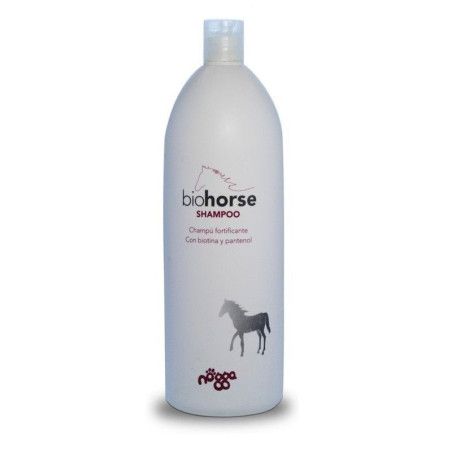 Champú con biotina para caballos
