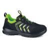 Zapatilla de seguridad NEXT AIR S101 sin metal, ligera y flexible, con suela antideslizante y tejido técnico azul.