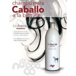 Champú con biotina para caballos