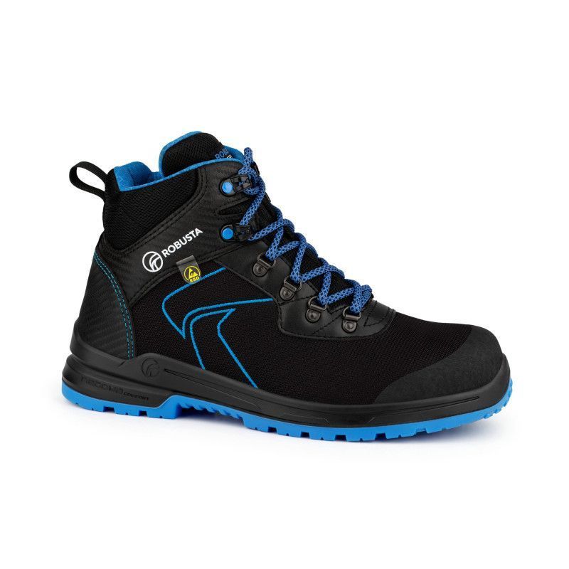 92679 Bota técnica ORBITAL B BLUE de Robusta, con tejido Cordura®, puntera de aluminio y suela azul deportiva de poliuretano