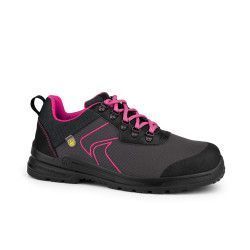 Zapato técnico ORBITAL S PINK (Ref. 92686) de Robusta, con Cordura®, puntera de aluminio y suela deportiva antideslizante.