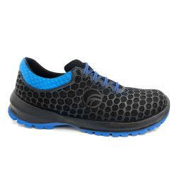 Zapato GRAFENO BLUE Ref. 92307 de Robusta con tejido técnico hexagonal y suela biomecánica azul antideslizante