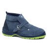 Bota de seguridad Arce Ref. 92006 de Robusta en serraje azul con puntera y plantilla de acero.