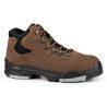 Bota Robusta® Barbo S3 Ref. 90306 de nobuck marrón con Gore‑Tex, suela negra y gris antideslizante, puntera y plantilla acero.
