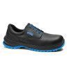 Zapato de seguridad Robusta® ENEBRO Ref. 92064 en piel flor vacuna con suela Biomecánica azul antideslizante