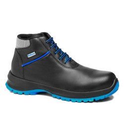 Bota de seguridad Robusta® SAUCE Ref. 92072 en piel flor vacuna con suela Biomecánica azul antideslizante