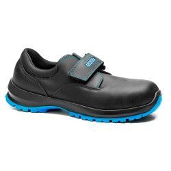 Zapato de seguridad Robusta® ENEBRO VLCO Ref. 92075 con cierre de velcro y suela Biomecánica azul antideslizante