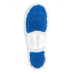 Bota de seguridad Robusta® KRAKEN WHITE Ref. 80991 en EVA blanca con puntera de fibra de vidrio y suela azul antideslizante
