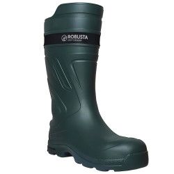 Bota de seguridad Robusta® Kraken Green Ref. 80992 con corte EVA ultraligero y suela antideslizante SR