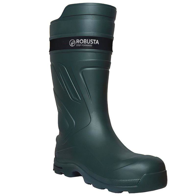 Bota de seguridad Robusta® Kraken Green Ref. 80992 con corte EVA ultraligero y suela antideslizante SR