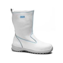Bota de seguridad Robusta® ICEBERG Ref. 92139 en piel flor blanca con forro Thinsulate® y suela nitrilo antideslizante.
