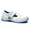 Zapato de seguridad Robusta® SANDRA Ref. 92156 con piel flor blanca perforada y suela PU bidensidad antideslizante