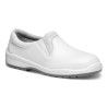 Zapato de seguridad Robusta® CARMEN IND BL Ref. 90072 con piel flor vacuna bl y suela de poliuretano bidensidad antideslizante.
