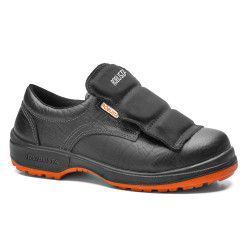 Zapato de seguridad Robusta® Castaño Metaergonomic Ref. 92172 con piel hidrófuga y sistema METAPROTECTOR®