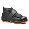 Bota de seguridad Robusta® Metaergonomic Ref. 92171 con piel ignífuga negra y suela Basic PU/PU naranja