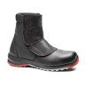 Bota de seguridad Robusta® FUSIÓN Ref. 92118 en piel flor ignífuga, cierre de velcro y suela Biomecanic gris y naranja