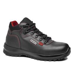 Bota Robusta® FORMIO DIELÉCTRICO Ref. 92181 en piel flor negra con suela de caucho nitrilo dieléctrico y sistema anti-torsión