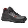 Bota Robusta® FORMIO DIELÉCTRICO Ref. 92181 en piel flor negra con suela de caucho nitrilo dieléctrico y sistema anti-torsión