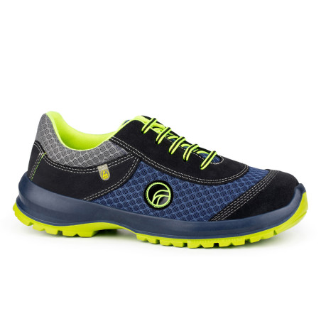 ACEBO FRESH ESD Ref. 92062 con serraje nubuck, rejilla textil transpirable y suela Biomecánica PU+PU