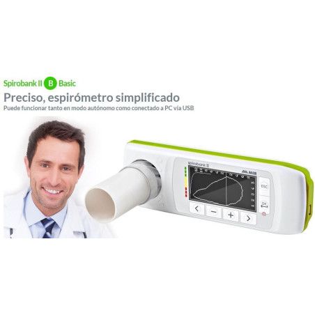 ESPIROMETRO SPIROBANK II BASIC +TURBINA REUSABLE