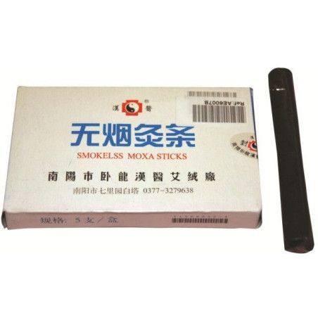 Moxa carbón sin humo 1,4x11 cm ( 5 unid.) Marca HUAIAN