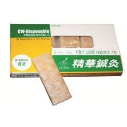 Chincheta coreana esteril con adhesivo