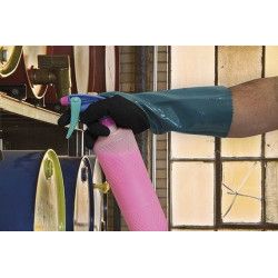 guante de nitrilo soporte nylon