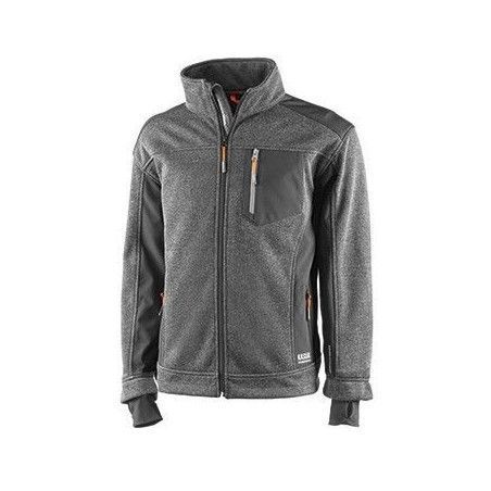 Chaqueta de tejido cortavientos triple capa con membrana TPU.