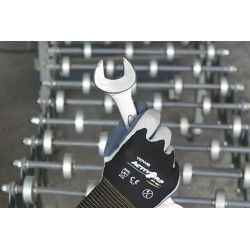 Guante de nylon sin costuras doble recubrimiento látex MicroFinish®